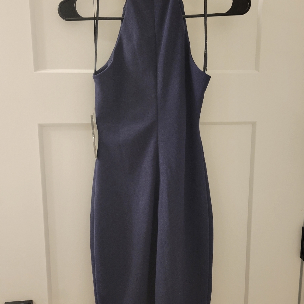Lulu's xs Navy Blue Cocktail Dress - Picture 6 of 7